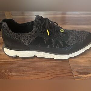 Cole Haan Black and Gray Knit Sneakers
